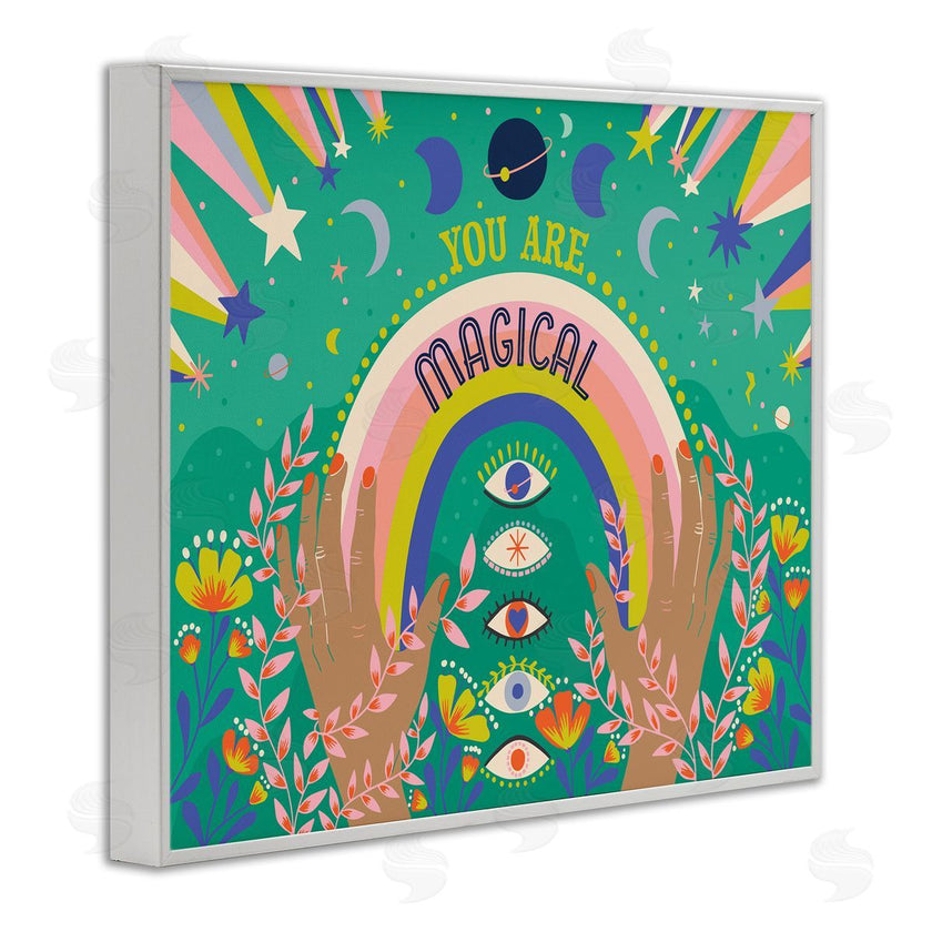 Caroline Alfreds | You Are Magical Phrase Rainbow Under Constellations