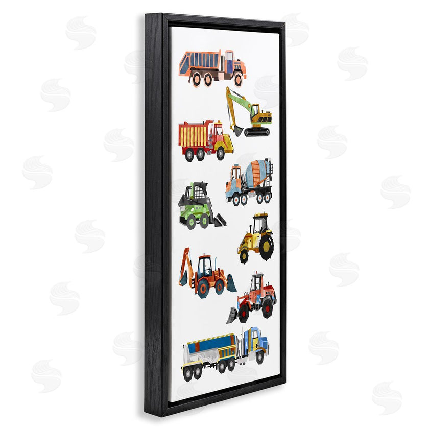 Ziwei Li | Vibrant Trucks of Construction Playful Children's Chart
