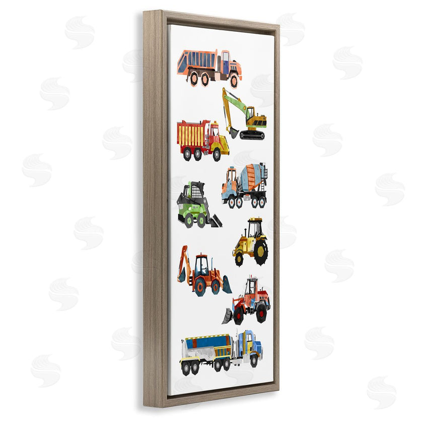 Ziwei Li | Vibrant Trucks of Construction Playful Children's Chart
