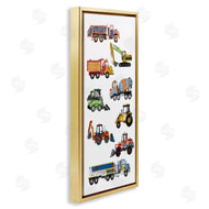 Ziwei Li | Vibrant Trucks of Construction Playful Children's Chart