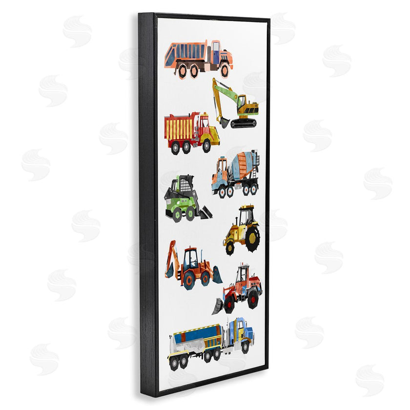 Ziwei Li | Vibrant Trucks of Construction Playful Children's Chart