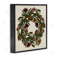Stupell Studio | Wild Thistle Wreath Autumn Harvest Charm