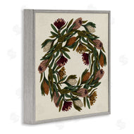 Stupell Studio | Wild Thistle Wreath Autumn Harvest Charm