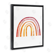 Stupell Studio | Warm Tone Rainbow with Abstract Sky Texture