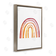 Stupell Studio | Warm Tone Rainbow with Abstract Sky Texture