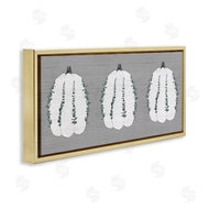 Stupell Studio | Trio of Eucalyptus Pumpkins over Grey