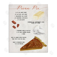 Stupell Studio | Autumn Pecan Pie Farmhouse Dessert Recipe