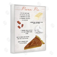 Stupell Studio | Autumn Pecan Pie Farmhouse Dessert Recipe
