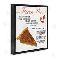 Stupell Studio | Charming Pecan Pie Recipe Autumn Harvest Dessert