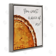 Stupell Studio | Want a Piece Phrase Autumn Pumpkin Pie