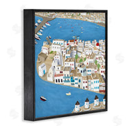 Carla Daly | Mykonos Coastal Port Cityscape European City