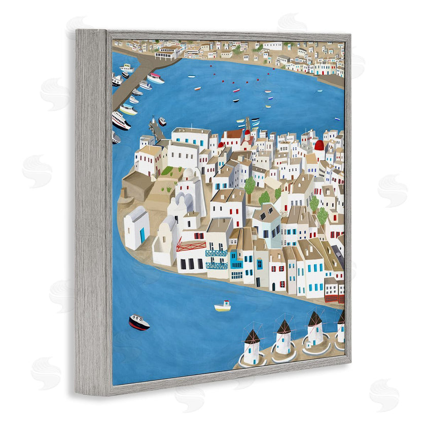 Carla Daly | Mykonos Coastal Port Cityscape European City