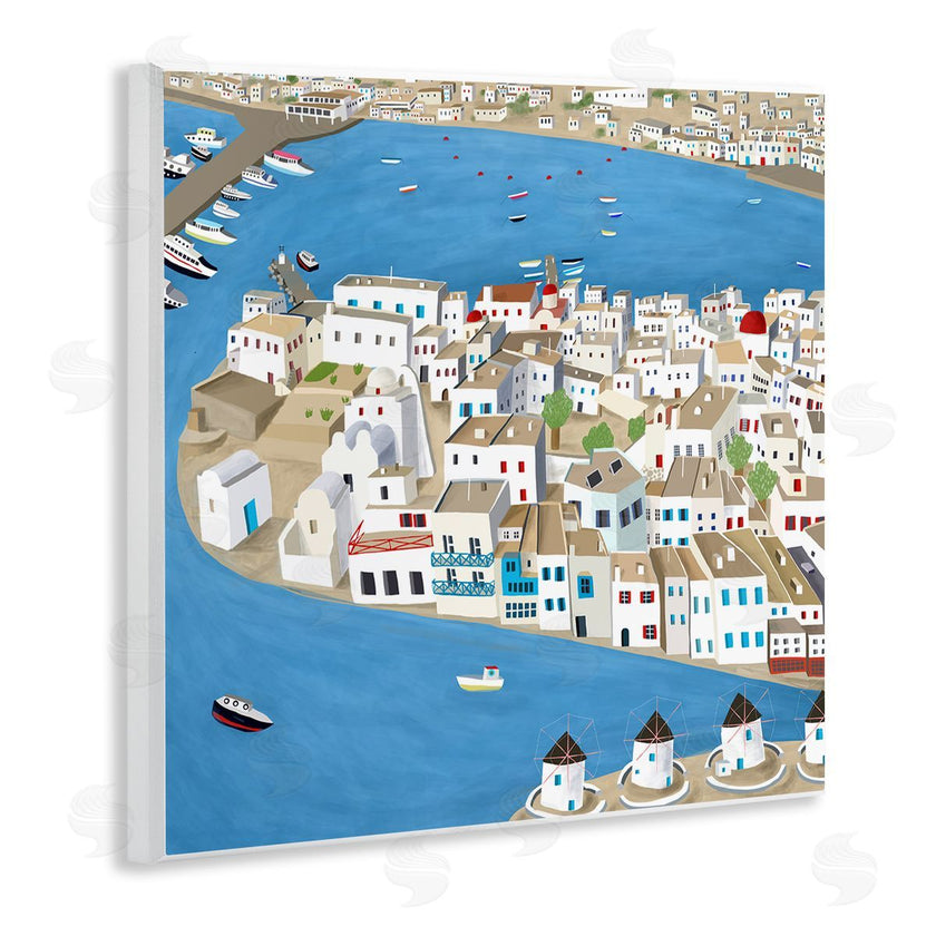 Carla Daly | Mykonos Coastal Port Cityscape European City
