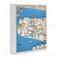 Carla Daly | Mykonos Coastal Port Cityscape European City