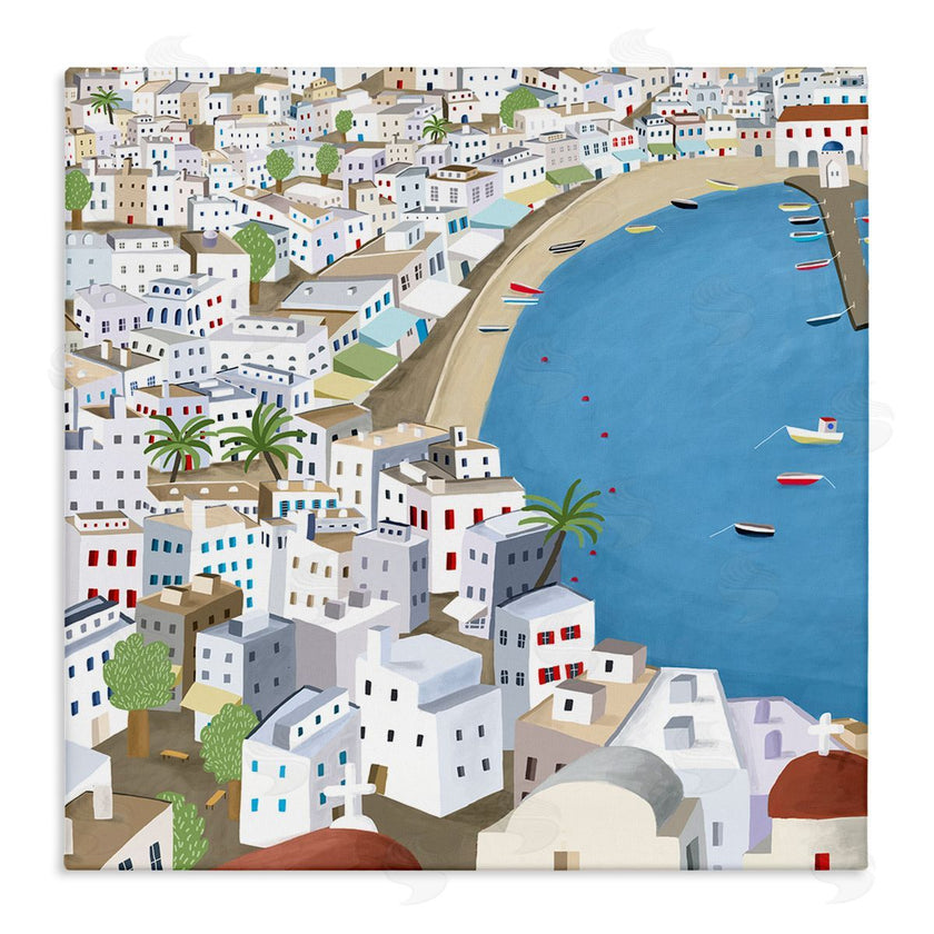 Carla Daly | Coastal Beach Mykonos Cityscape Greek Destination