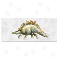 Ziwei Li | Walking Stegosaurus Green Dinosaur Playful Reptile