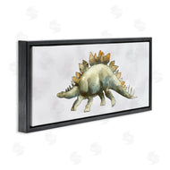 Ziwei Li | Walking Stegosaurus Green Dinosaur Playful Reptile