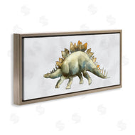 Ziwei Li | Walking Stegosaurus Green Dinosaur Playful Reptile