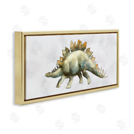 Ziwei Li | Walking Stegosaurus Green Dinosaur Playful Reptile