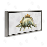 Ziwei Li | Walking Stegosaurus Green Dinosaur Playful Reptile