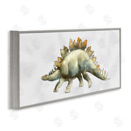 Ziwei Li | Walking Stegosaurus Green Dinosaur Playful Reptile