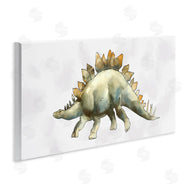 Ziwei Li | Walking Stegosaurus Green Dinosaur Playful Reptile