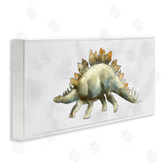 Ziwei Li | Walking Stegosaurus Green Dinosaur Playful Reptile