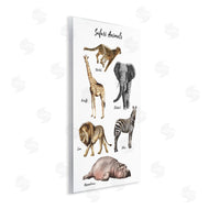 Ziwei Li | Safari Animal Chart Playful Watercolor Illustrations