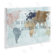 Ziwei Li | This is a Great Big World Phrase Map of Continents