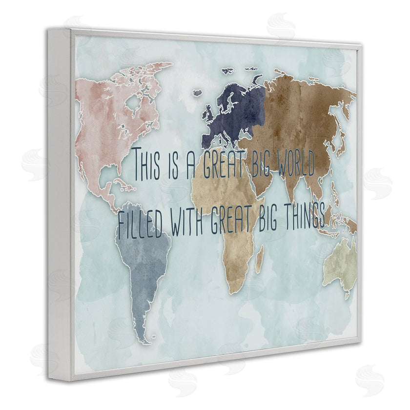Ziwei Li | This is a Great Big World Phrase Map of Continents