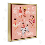 Ziwei Li | Girls are More Powerful Phrase Children's Sports Illustration