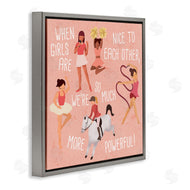Ziwei Li | Girls are More Powerful Phrase Children's Sports Illustration