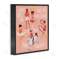 Ziwei Li | Girls are More Powerful Phrase Children's Sports Illustration