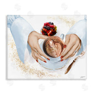 Ziwei Li | Hands Holding Cappuccino Glam Fashion Detail