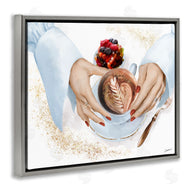 Ziwei Li | Hands Holding Cappuccino Glam Fashion Detail
