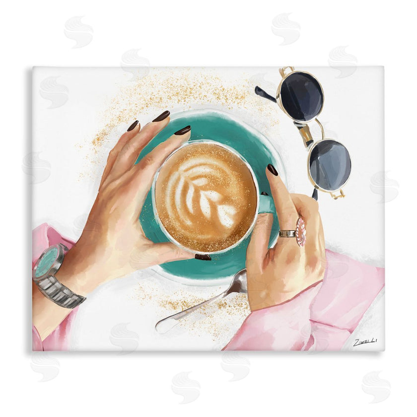 Ziwei Li | Fashionista Coffee Cup Cappuccino Glam Detail