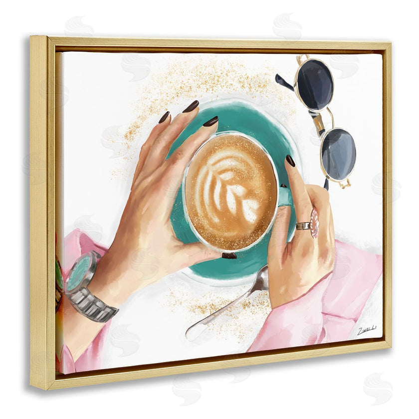 Ziwei Li | Fashionista Coffee Cup Cappuccino Glam Detail