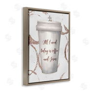 Ziwei Li | Coffee and Jesus Phrase Faith Based Drink