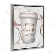 Ziwei Li | Coffee and Jesus Phrase Faith Based Drink