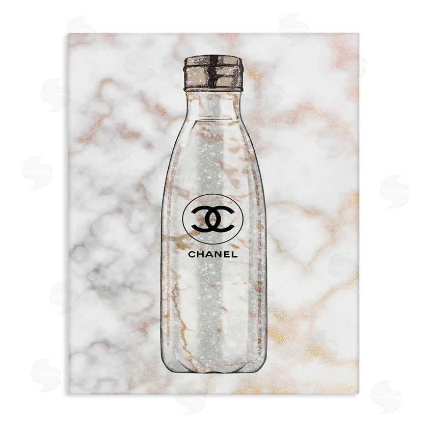 Ziwei Li | Glam Fashion Water Bottle over Marble