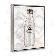Ziwei Li | Glam Fashion Water Bottle over Marble