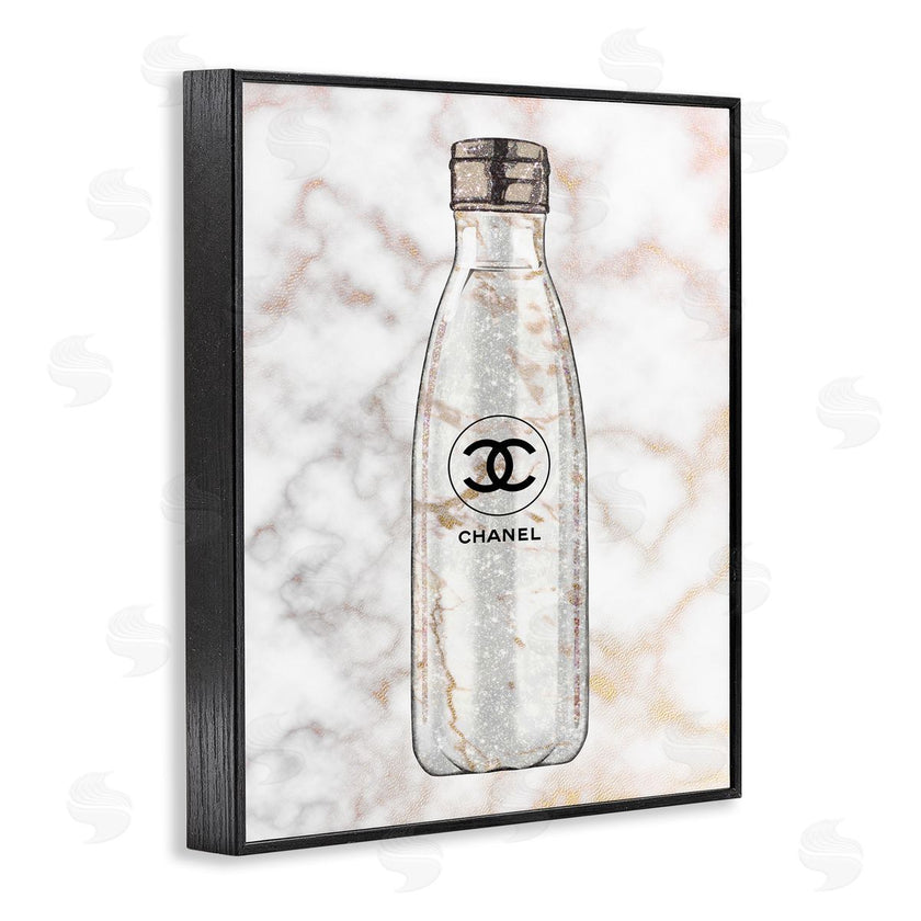 Ziwei Li | Glam Fashion Water Bottle over Marble