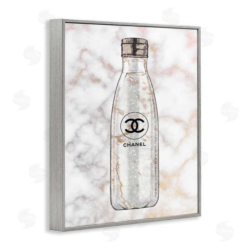 Ziwei Li | Glam Fashion Water Bottle over Marble