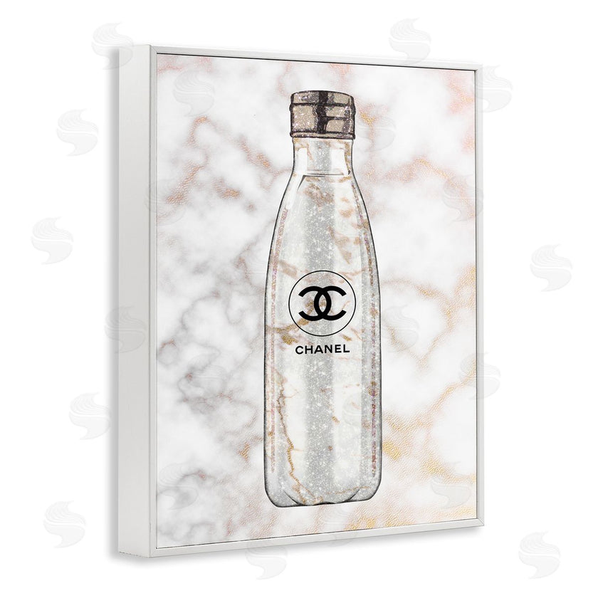 Ziwei Li | Glam Fashion Water Bottle over Marble