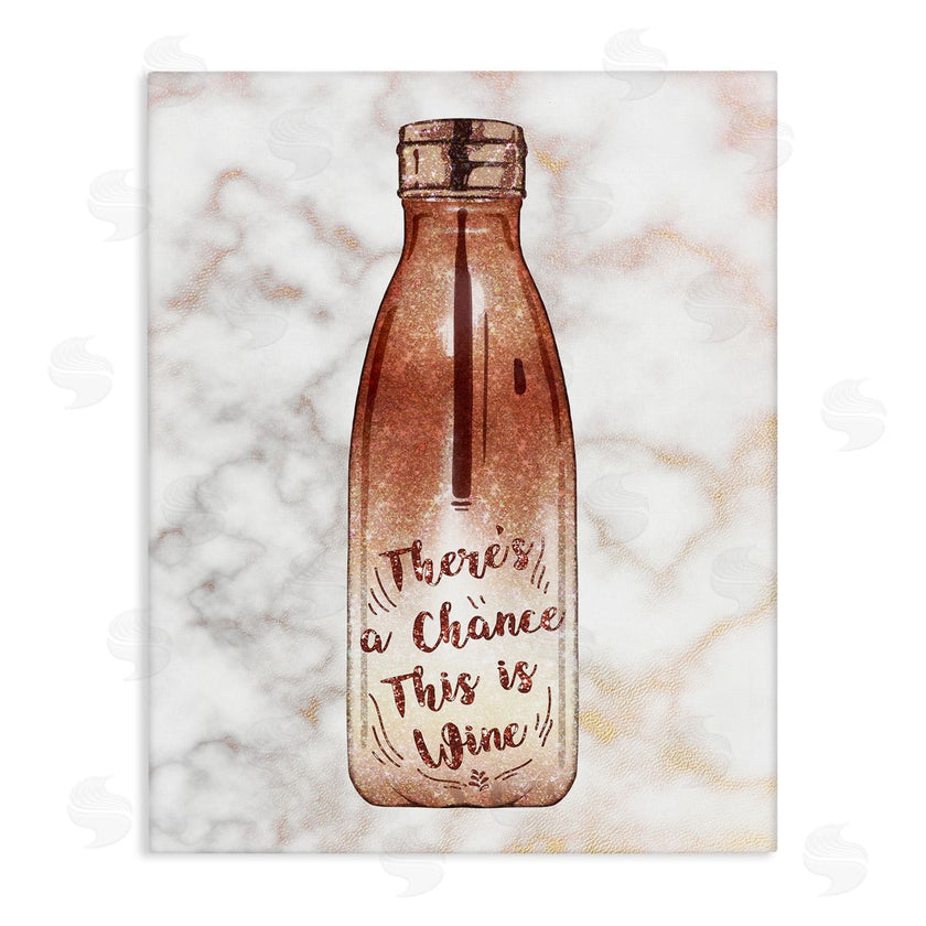 Ziwei Li | Chance This Is Wine Funny Quote Fashion Bottle