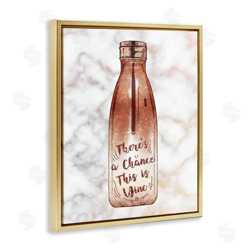Ziwei Li | Chance This Is Wine Funny Quote Fashion Bottle