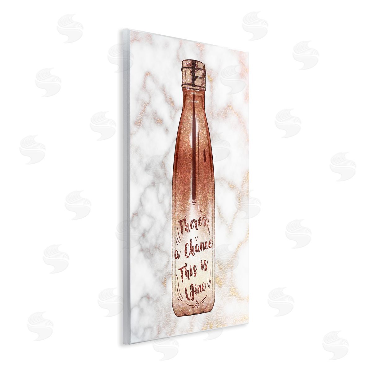 Ziwei Li Chance This Is Wine Funny Quote Fashion Bottle Wall Plaque Art
