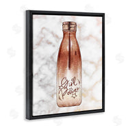 Ziwei Li | Girl Power Quote Fashion Bottle over Marble