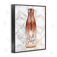 Ziwei Li | Girl Power Quote Fashion Bottle over Marble