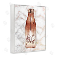 Ziwei Li | Girl Power Quote Fashion Bottle over Marble